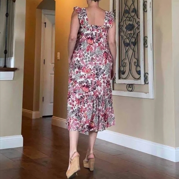 Knox Rose Flutter Short Sleeve A-Line Dress Size M - Picture 4 of 10